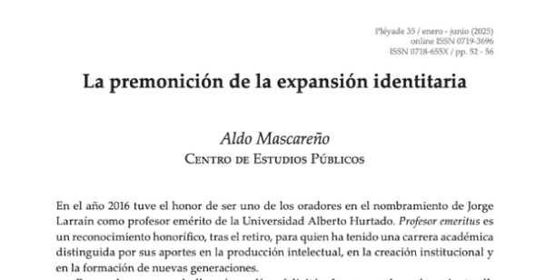 La premonición de la expansión identitaria